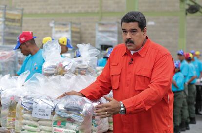 El presidente venezolano participa en un acto de Gobierno.