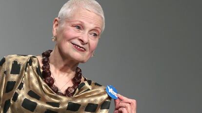 La diseñadora Vivienne Westwood.