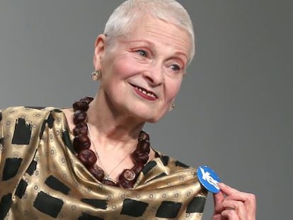 La dise&ntilde;adora Vivienne Westwood.