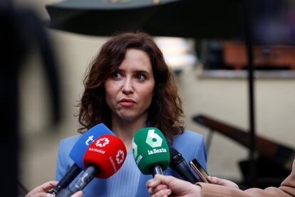 La presidenta de la Comunidad de Madrid, Isabel Díaz Ayuso.