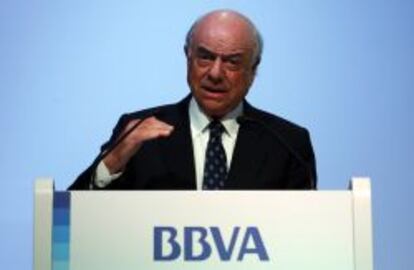 El presidente del BBVA, Francisco Gonz&aacute;lez. 