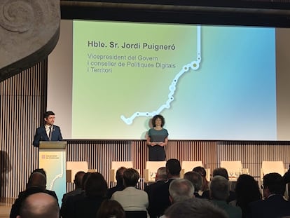 El vicepresidente de la Generalitat y consejero de Políticas Digitales y Territorio, Jordi Puigneró.