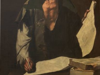&#039;Arqu&iacute;medes&#039;, de Jos&eacute; de Ribera, en el Museo del Prado.