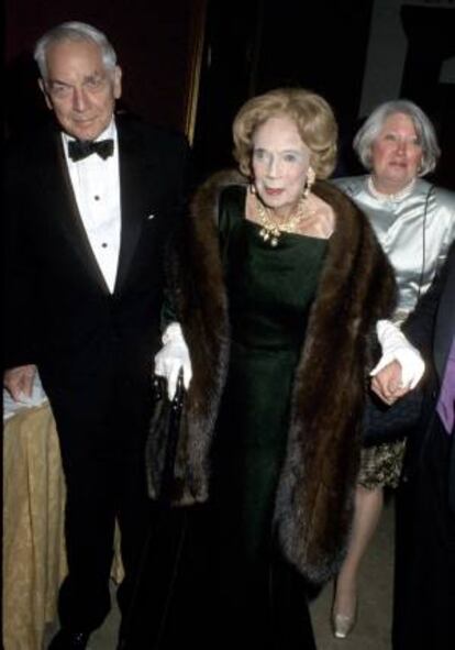 Brooke Astor, con su hijo Anthony Marsall.