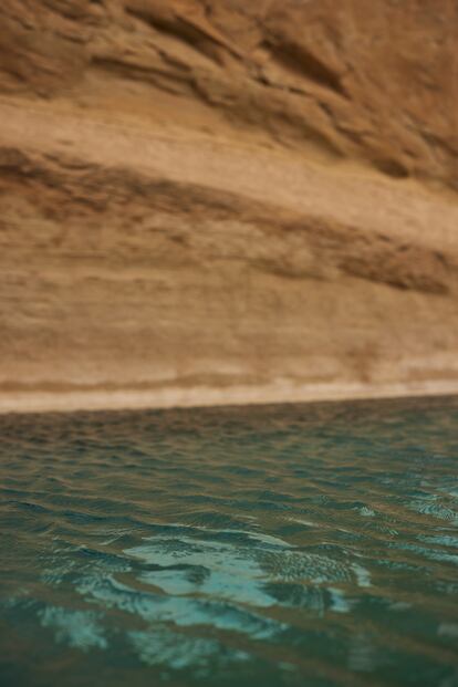 The swimming pool at the Amangiri hotel in Canyon Point, Utah.