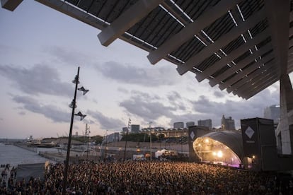Vista general del escenario Heineken, una de las novedades de esta edici&oacute;n del festival.