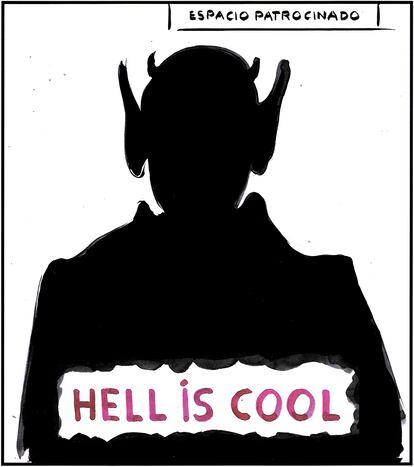 “Sponsored content: Hell is cool.”