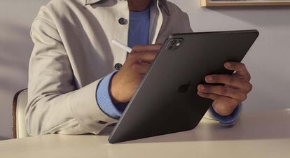 Uso del iPad Pro M4 de Apple