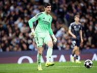 Courtois, en el partido del martes contra el Manchester City.