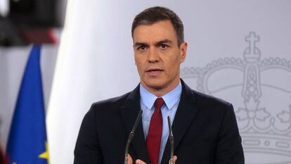 El presidente del Gobierno, Pedro Sánchez.