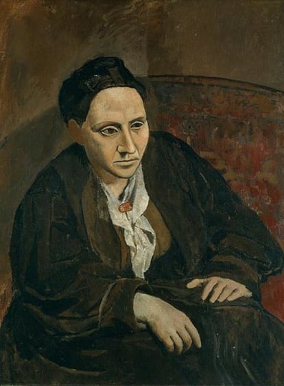 <i>Gertrude Stein</i> (1906), de Pablo Picasso, obra del Metropolitan Museum de Nueva York.