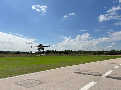 Drones del tipo eVtol de la empresa pública Ineco. 