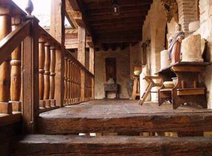 Patio de la posada de San Millán, en Sepúlveda (Segovia).