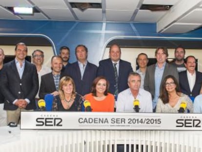 Foto de familia de la presentación de la programación de la SER.