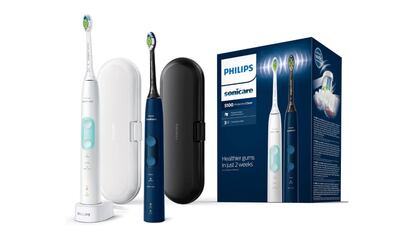 Pack de cepillos Sonicare 5100 con tres programas de limpieza