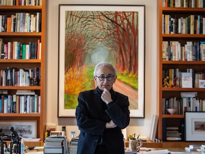 O neurocientista Antonio Damasio, em sua casa em Los Angeles na quinta-feira.