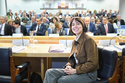 La ministra Diana Morant, antes de comenzar a presidir el Consejo de Universidades, el 12 de mayo de 2025.