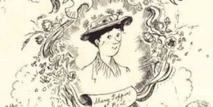 Ilustración original de Mary Poppins