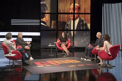 Javier Ocaña, Álvaro Fernández Armero, Elena S. Sánchez, Pablo Berger y Olatz Arroyo, en el programa del pasado 16 de julio.