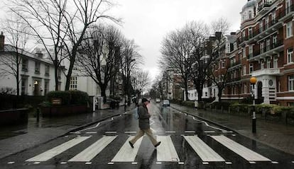 El paso de cebra de Abbey Road (Londres) en la actualidad