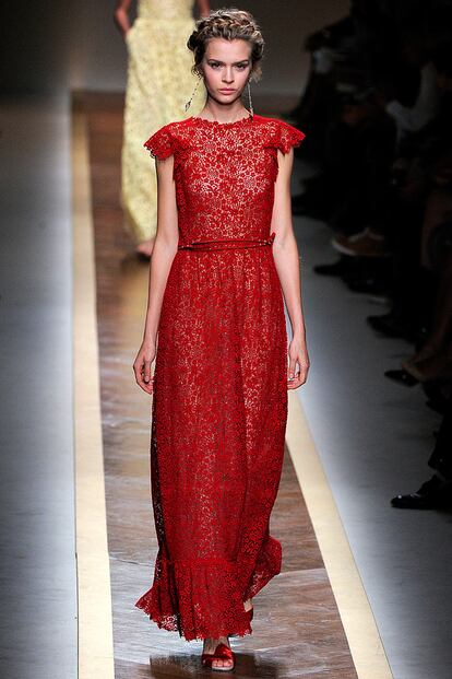 Solo mujeres tan elegantes como Kate Blanchett pueden defender este maravilla de Valentino Spring 2012.