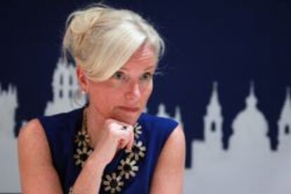 La vicepresidenta global de Soluciones publicitarias de Facebook, Carolyn Everson, en Madrid.