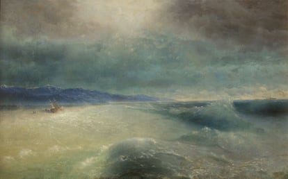 A canvas by Ivan Aivazovsky (1817-1900)