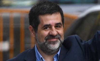 Jordi Sànchez a la seva entrada a l'Audiència Nacional l'octubre del 2017.