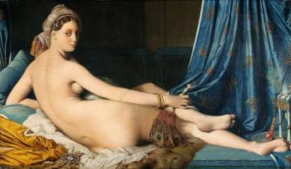 'La gran odalisca' (1814), de Jean-Auguste-Dominique Ingres que se expuso el año pasado en el Museo del Prado.