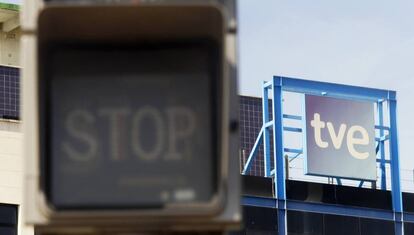 Instalaciones de Televisión Española en Madrid. 