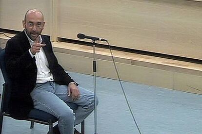 Abu Dahdah, durante su intervención en el juicio contra la célula de Al Qaeda en España.