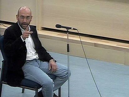 Abu Dahdah, durante su intervención en el juicio contra la célula de Al Qaeda en España.
