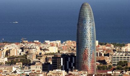 Torre Agbar, edificio de la candidatura de Barcelona para la Agencia Europea del Medicamento.