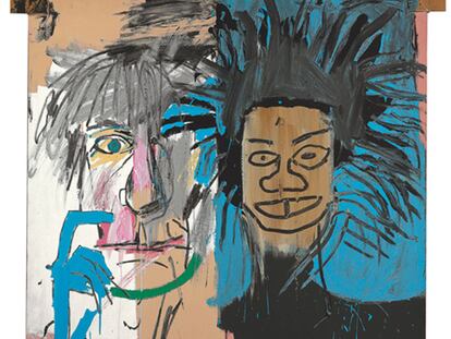 Dos cabezas de Jean-Michel Basquiat