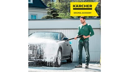 Foam nozzle for Kärcher on white background.