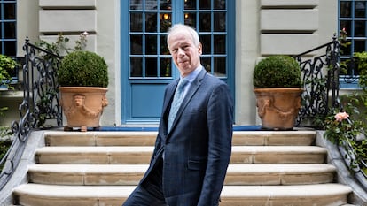 Stéphane Dion, político canadiense, este lunes en un hotel de Madrid.