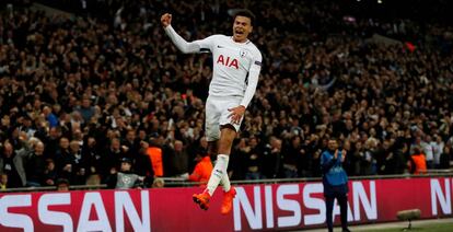 Gol de Dele Alli, del Tottenham, en la Champions League.