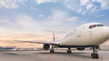 Uno de los aviones de Delta.