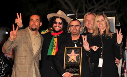 Ben Harper, Don Was, Ringo Starr, Joe Walsh y Barbara Bach.