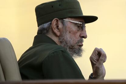 Fidel Castro, en un encuentro con estudiantes en La Habana el 3 de septiembre.