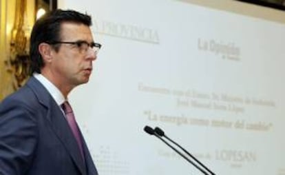 El ministro de Industria, Energía y Turismo, José Manuel Soria. EFE/Archivo
