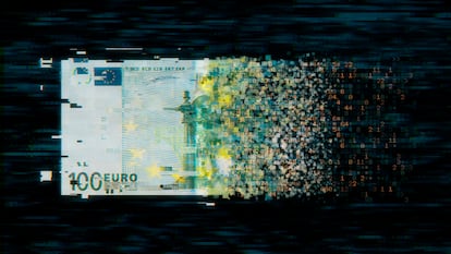 El euro digital se alojará en un monedero virtual con el que se podrán efectuar las mismas transacciones que se realizan con las monedas y los billetes.