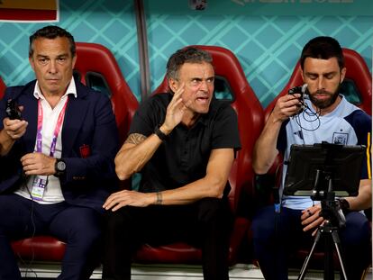 Coach of Spain Luis Enrique during the FIFA World Cup 2022, Group E football match between Japan and Spain on December 1, 2022 at Khalifa International Stadium in Ar-Rayyan, Qatar - Photo Jean Catuffe / DPPI
AFP7 
01/12/2022 ONLY FOR USE IN SPAIN