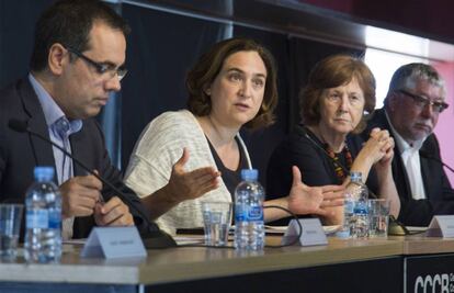 L'alcaldessa de Barcelona, Ada Colau, aquest dilluns.