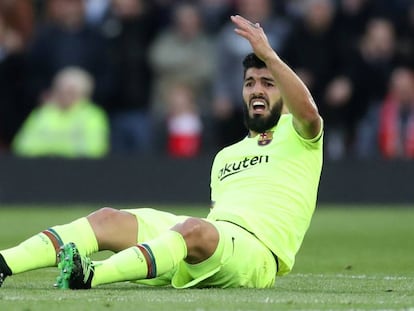 Luis Suárez, en Anfield.