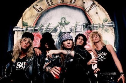 Los Guns 'n' Roses en una foto promocional.