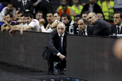 El entenador del Real Madrid Pablo Laso