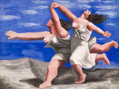'Dos mujeres corriendo en la playa (The Race)', de Pablo Picasso (1922). La imagen ha sido volteada.
