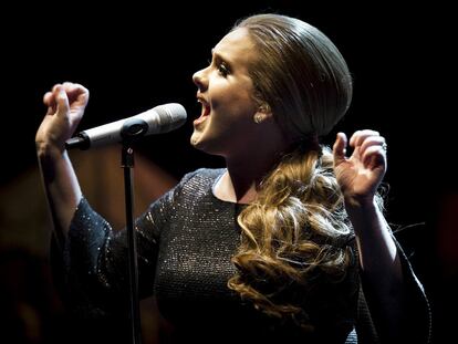 Adele, cuyas ventas millonarias han propiciado la reactivación del mercado.
