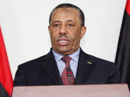 Abdullah Al Theni, primeiro-ministro interino da Líbia.